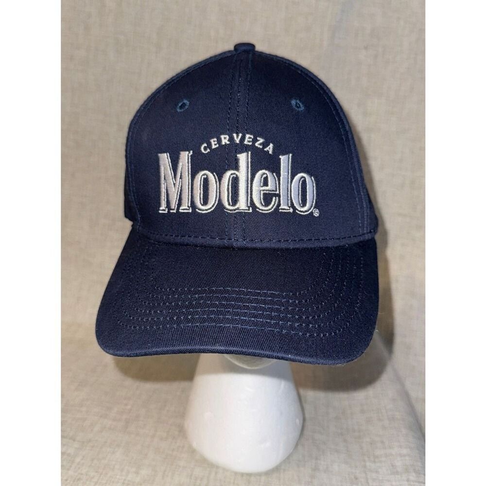Modelo Cerveza Navy Blue Baseball Cap Adjustable Strap Cotton NWOT NO FLAWS/MINT